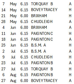 Division 2 fixtures